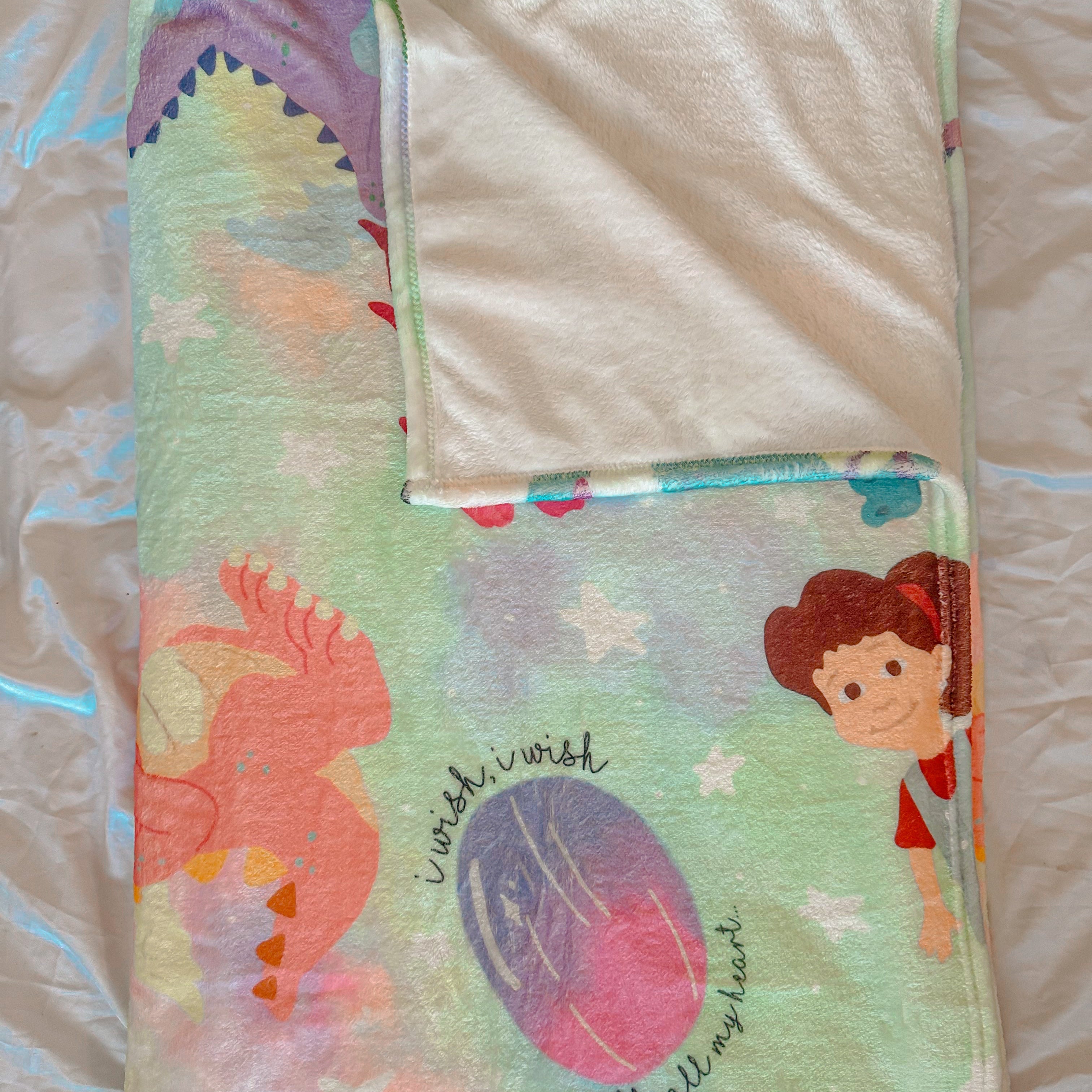 Dragon Tales Large Plush Blanket