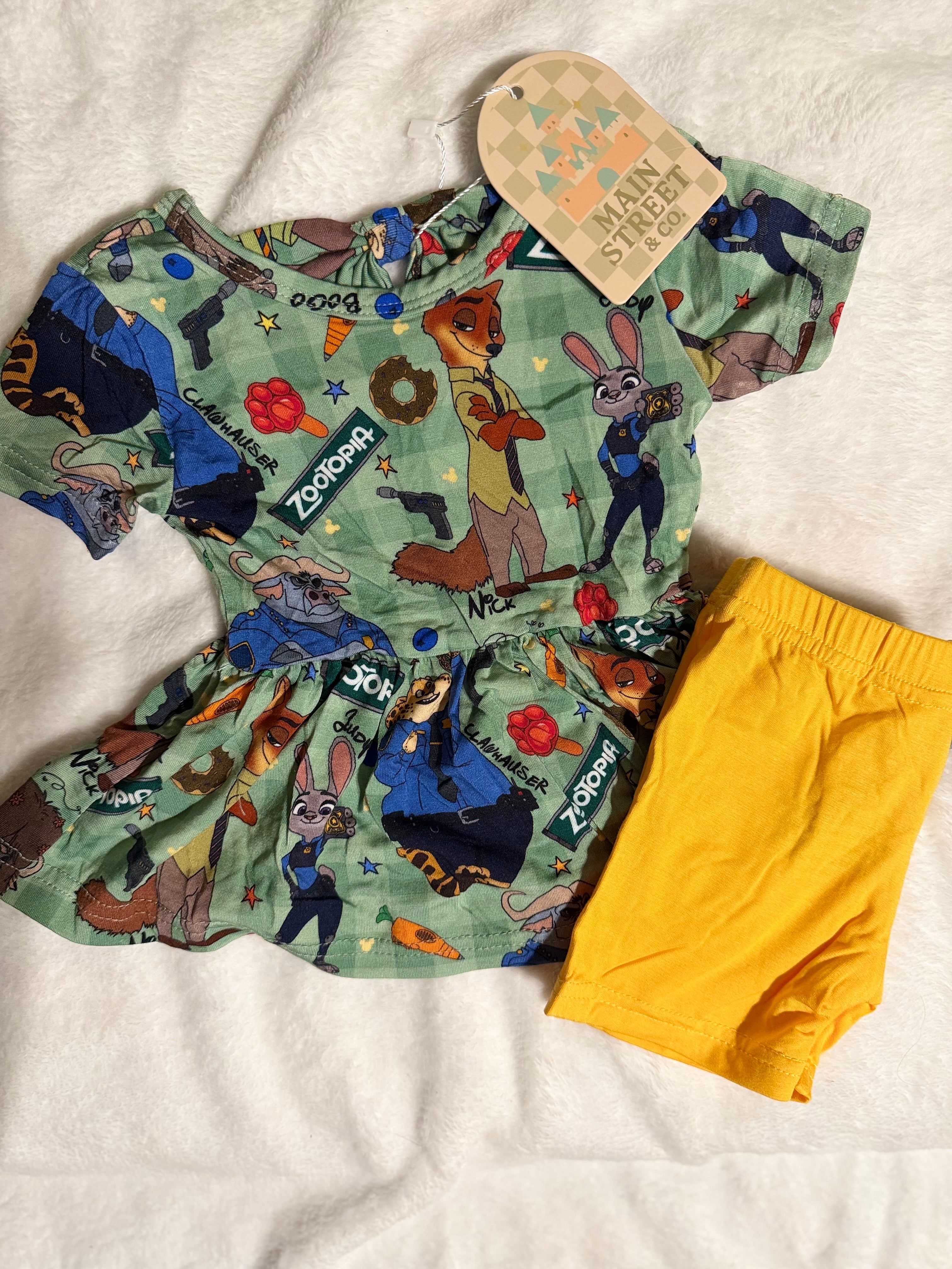 Goodnight Howler Bow Back Peplum Set