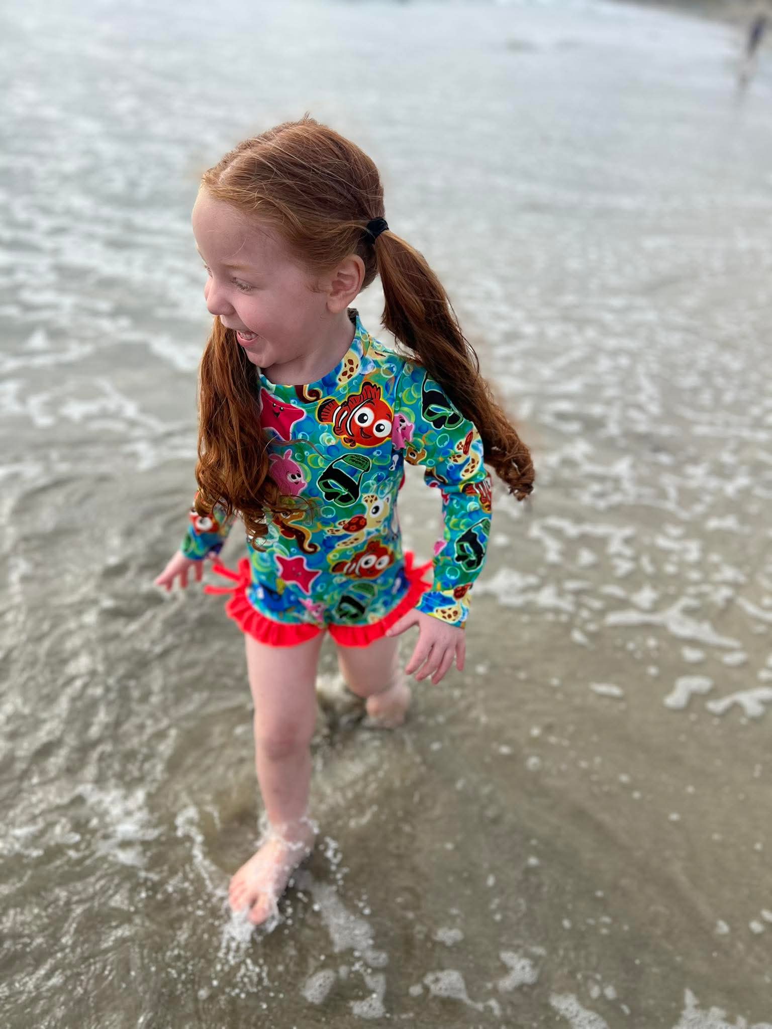 RTS Fish Are Friends Ruffle Swim | Pink