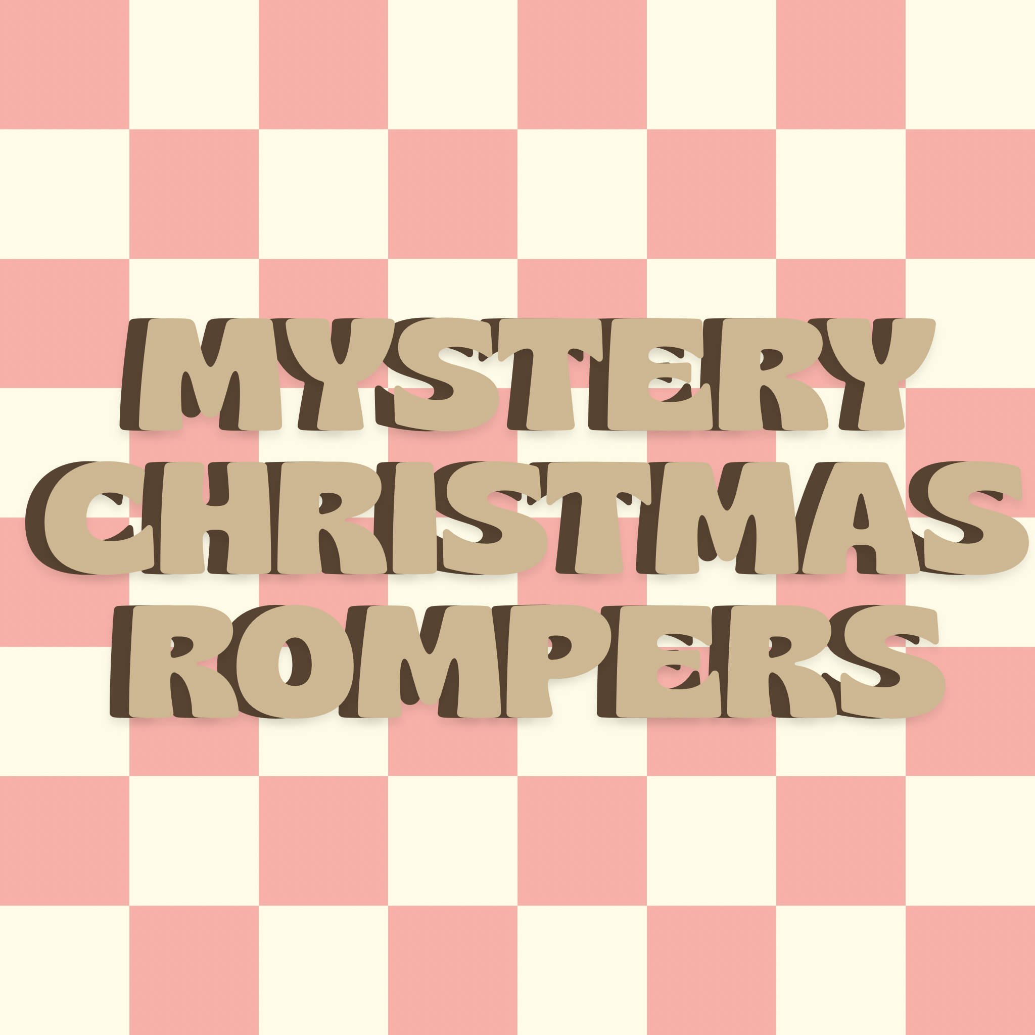 RTS MYSTERY CHRISTMAS ROMPERS