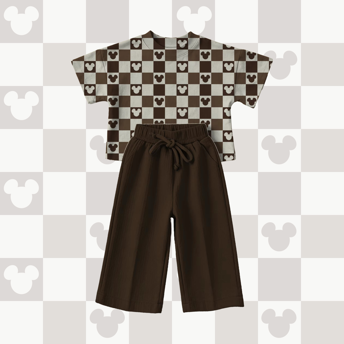 Toffee Wide Leg Sets | ADULTS