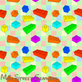 Neon Building Blocks (Red)