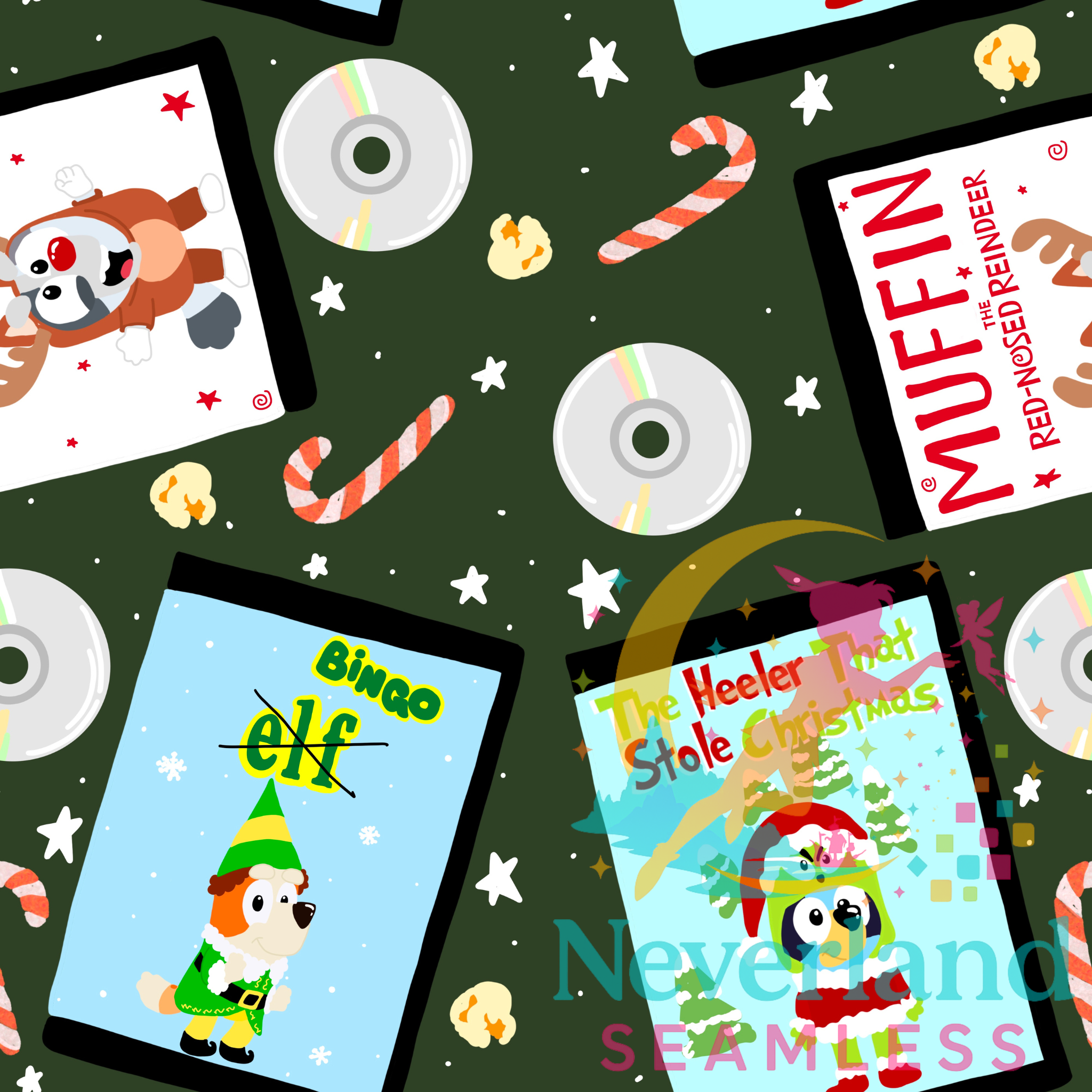 Heeler Movie Mashup Green