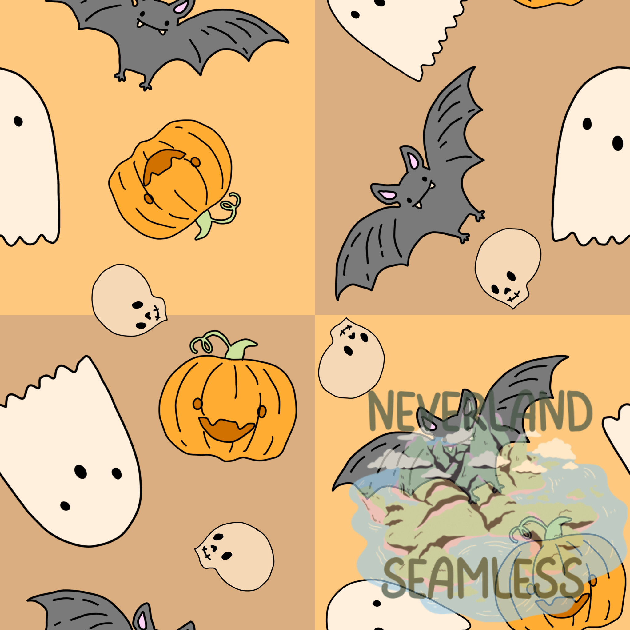 Faded Frights Orange