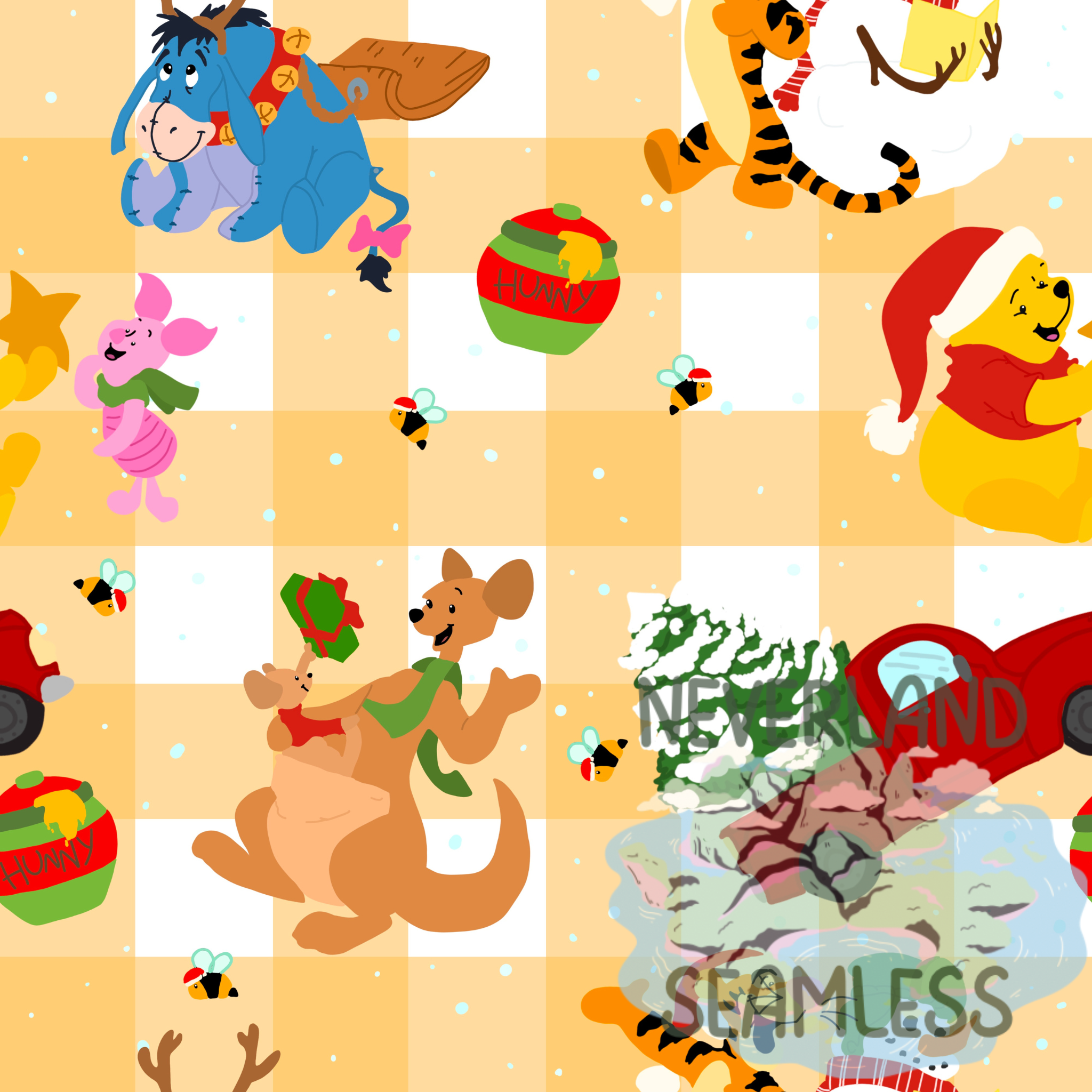 Oh Brother, It’s Christmas Yellow Gingham